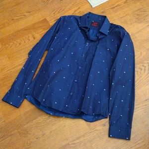 Men's Jared Lang After Hours size Large Navy with Flowers